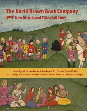 New Distributed Titles Fall 2009 - Oxbow Books