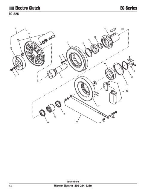 Packaged Performance Products Service Parts - Warner Electric