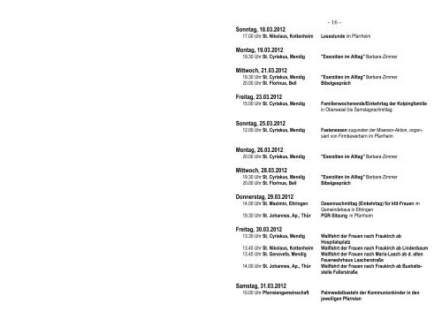 Pfarrbrief März 2012 - Pfarreiengemeinschaft Mendig