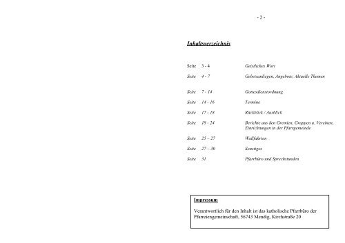 Pfarrbrief März 2012 - Pfarreiengemeinschaft Mendig