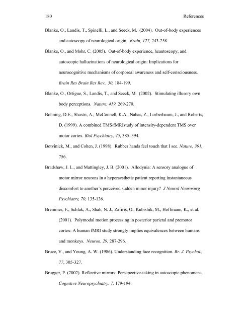 Mirror-touch synaesthesia: the role of shared ... - UCL Discovery