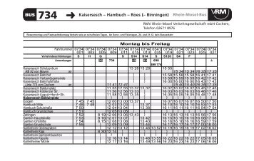 734 - Verkehrsverbund Rhein-Mosel