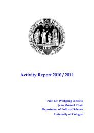 Activity Re eport t 2010 0 / 20 011 - Jean Monnet Lehrstuhl ...