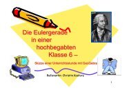 Die Eulergerade in einer hochbegabten Klasse 6 – Die Eulergerade ...