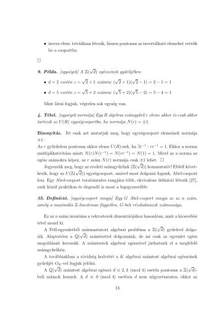 Harkai Alexandra Dóra - ELTE - Matematikai Intézet - Eötvös Loránd ...