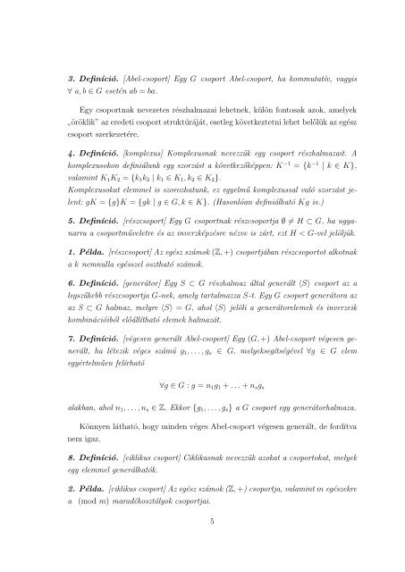 Harkai Alexandra Dóra - ELTE - Matematikai Intézet - Eötvös Loránd ...