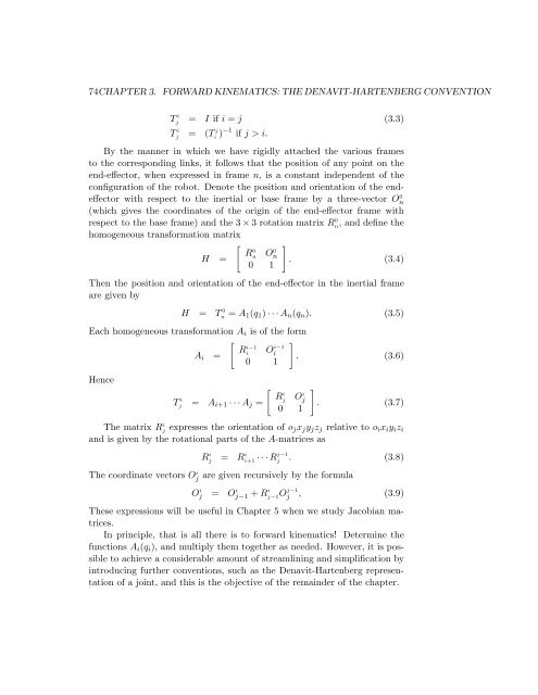 FORWARD KINEMATICS: THE DENAVIT-HARTENBERG ...