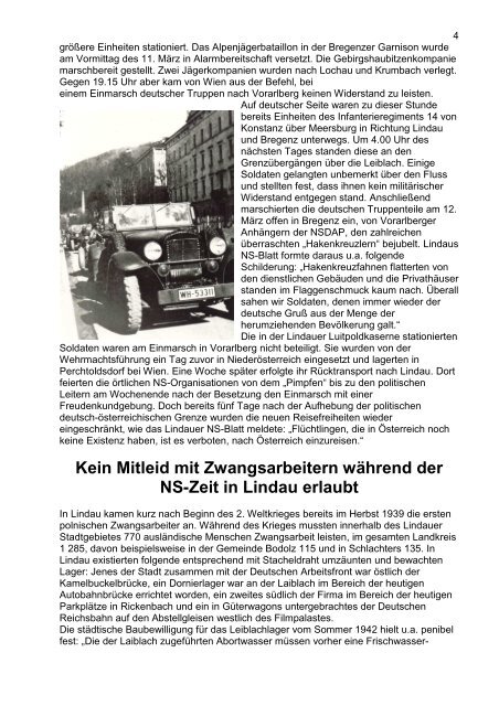 Skizzen NS-Zeit Lindau 1933 - 1945 - edition inseltor lindau