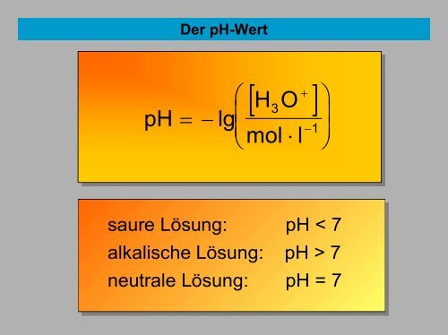 Allgemeine und Anorganische Chemie