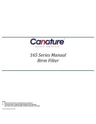 165 Series Manual Birm Filter - Canature