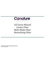 165 Series Manual Carbon Filter Multi-Media Filter ... - Canature