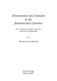 Dimensionen des Fremden in der fantastischen ... - Buchhandel.de