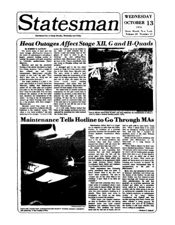 Statesman, V.20, n. 11.pdf - State University of New York