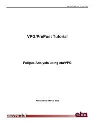VPG 3.4 Fatigue Post Processing Tutorial - ETA - Engineering