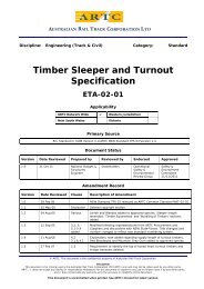 Timber Sleeper and Turnout Specification ETA-02-01 - ARTC