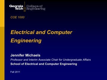 Electrical and Computer Engineering - College of Engineering