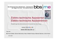 Elektro-technische Assistenten Elektro-technische ... - FED-Wiki