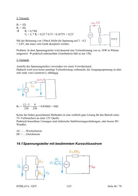 Grundlagen der Elektrotechnik (GET) - 1 - Albino Troll