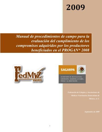 Manual de procedimientos de campo para la evaluación ... - FedMVZ