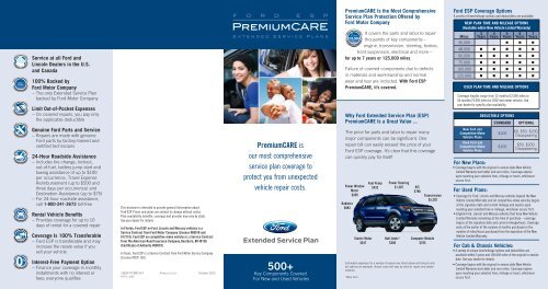 Ford Premium Care Esp Extended Service Plans Official Ford Premium Care Esp Extended Service Plans Official