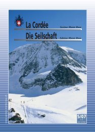 Cordée journal programme 06 - Section Monte Rosa