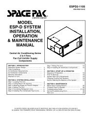 MODEL ESP-D SYSTEM INSTALLATION, OPERATION ... - AC Direct