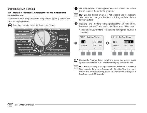 ESP-LXME Controller Installation/Operation Guide - Rain Bird