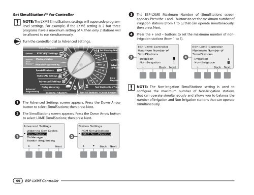 ESP-LXME Controller Installation/Operation Guide - Rain Bird