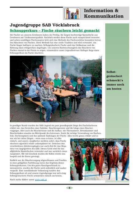 SAB Journal 2007 - Sportanglerbund Vöcklabruck