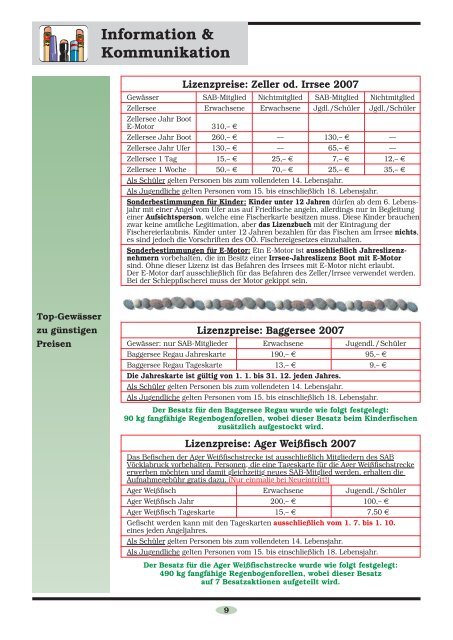 SAB Journal 2007 - Sportanglerbund Vöcklabruck