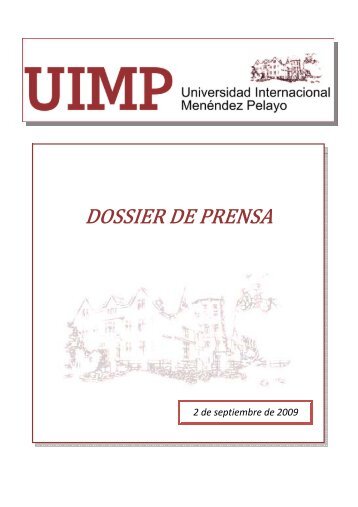 Dossier de prensa digital del 2 de septiembre - Universidad ...