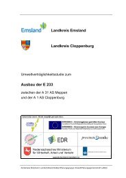 Landkreis Emsland Landkreis Cloppenburg Ausbau der E 233