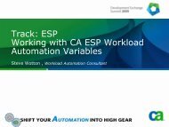 Working with CA ESP Workload Automation Variables - CA.com