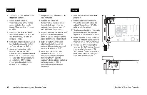 ESPMod Manual 7 - Rain Bird