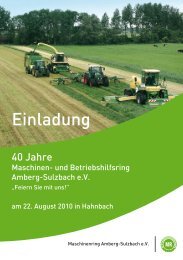 Einladung - Maschinen- und Betriebshilfsring Amberg-Sulzbach eV