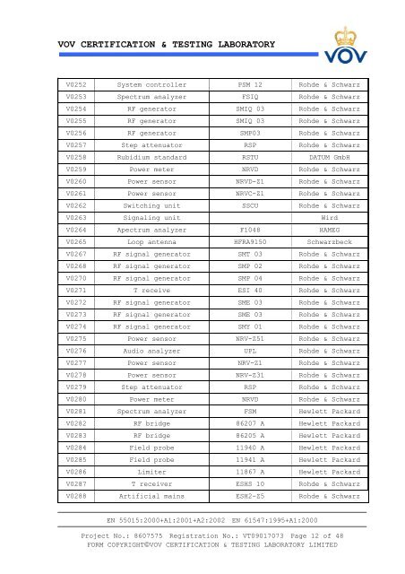 ec declaration of conformity - Zhejiang Joinan Lighting Co.,ltd