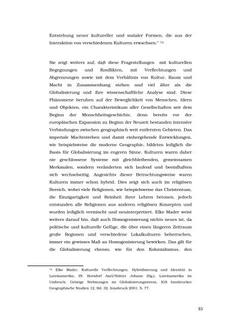 Maya Spiritualität und Globalisierung - Lateinamerika-Studien Online