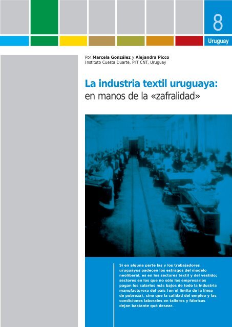 La industria textil uruguaya: en manos de la «zafralidad» - Solidar