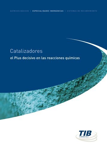 Catalizadores - TIB Chemicals AG