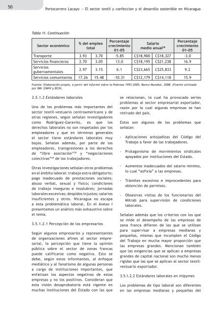 El sector textil y confección y el desarrollo sostenible en ... - ictsd