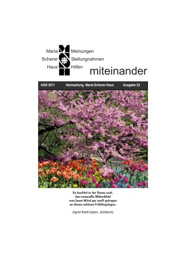 4 Free Magazines From Maria Scherer Haus De