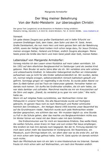 Margarete Armstorfer - Theologisches.info