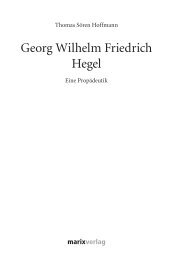 Georg Wilhelm Friedrich Hegel - marixverlag.de