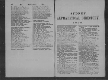 ALPHABETICAL DIRECTORY, - PhotosAU