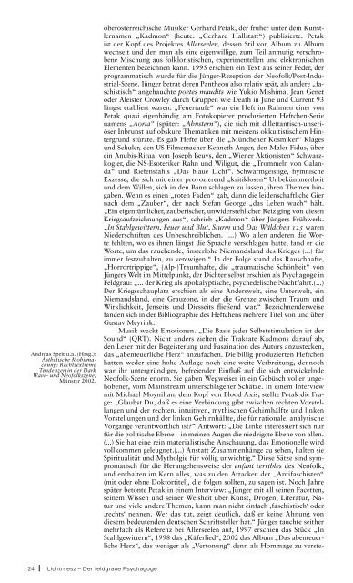 Heft 22, Februar 2008, Themenheft: Ernst Jünger - Sezession im Netz