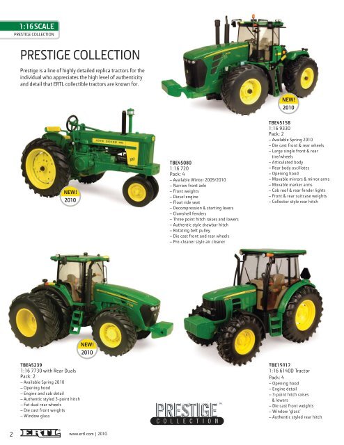 2010 ERTL Toy Catalog - The Toy Tractor Times