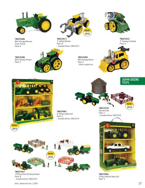 2010 ERTL Toy Catalog - The Toy Tractor Times