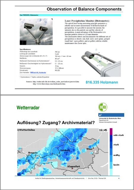 messtechnik kanal (ertl/kretschmer) - H81 Department Wasser ...