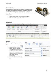 1 Inventor Studio Autodesk Inventor Studio stellt eine ... - Franz Ertl