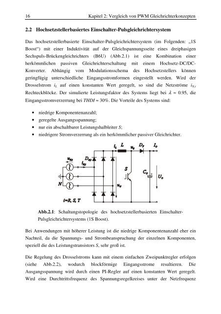 Dreiphasen-Dreischalter-Dreipunkt- Pulsgleichrichtersystem